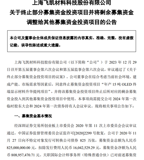 募資項目前景堪憂，上市塗企果斷終止