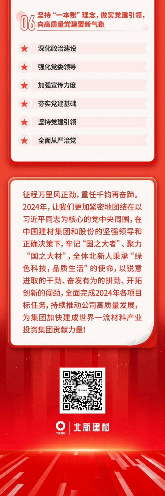 一圖速覽北新建材2024年工作會(hui) 議