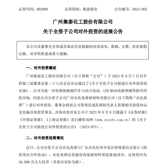 20億(yi) 項目正在建設中，上市塗企又一3億(yi) 投資落地