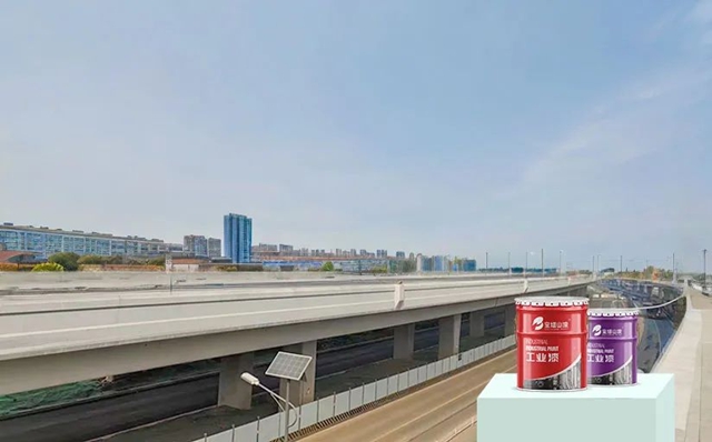 寶塔山漆助力西安鹹陽國際機場T5航站樓鋼橋項目順利合龍