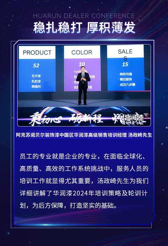 2024華潤漆全國經銷商大會(hui) 圓滿舉(ju) 行