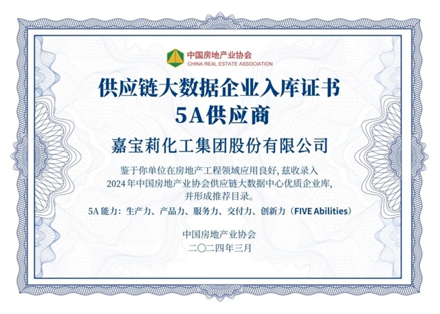 連續8年上榜，嘉寶莉攬獲8項大獎！