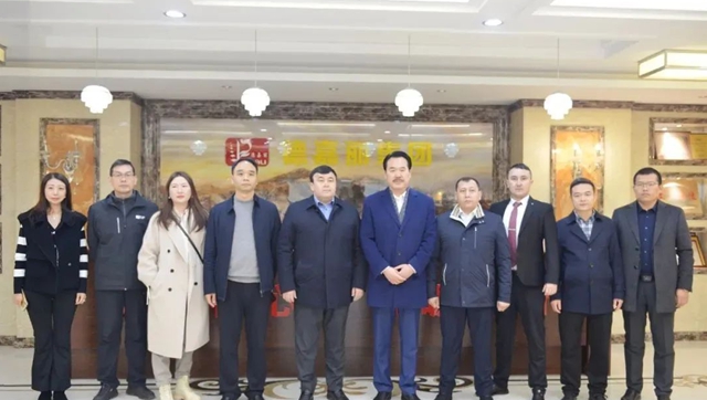 哈薩克斯坦突厥斯坦州工商部部長一行到訪德嘉麗(li) 集團考察學習(xi) 