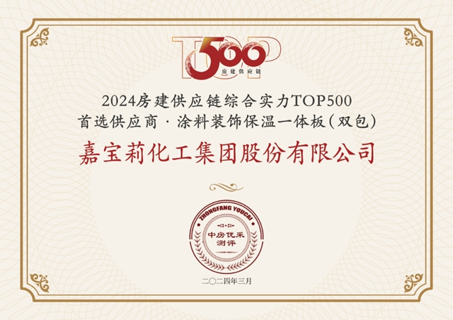 連續8年上榜，嘉寶莉攬獲8項大獎！
