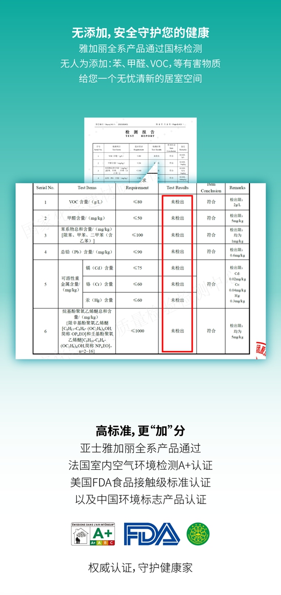 亞(ya) 士經典雅加麗(li)  讓家更美麗(li) 