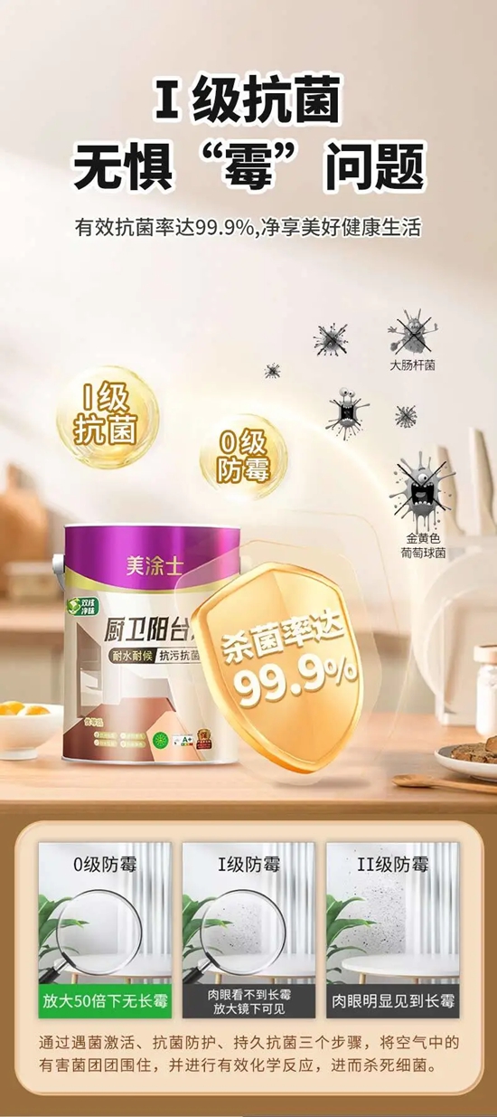 無懼“濕區”難題，美塗士廚衛陽台漆重磅出擊