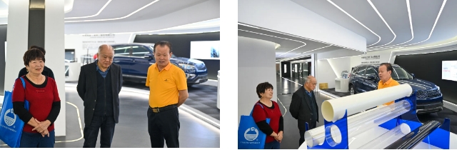 塗料行業(ye) 領導一行蒞臨(lin) 晨光參觀指導