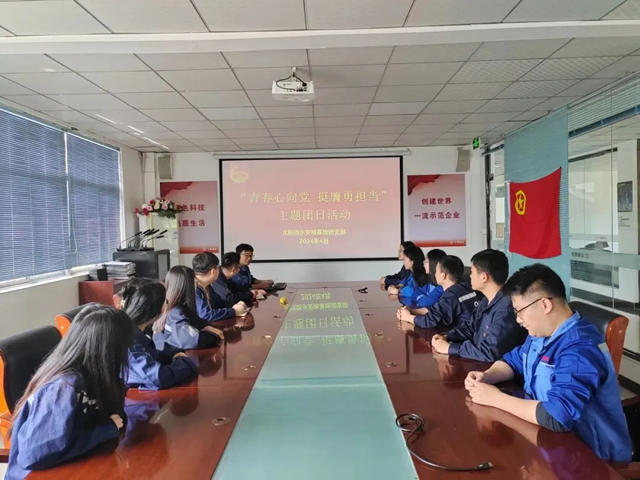 北新建材各級團組織開展多YOUNG五四活動