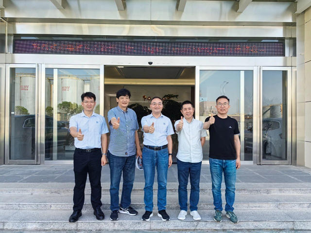 展辰塗料董事長陳冰一行到訪倍特爾