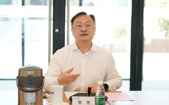 凱盛科技集團黨(dang) 委書(shu) 記、董事長尹自波一行到北新建材開展合作交流