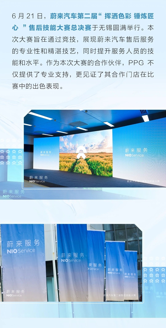 PPG助力蔚來汽車第二屆售後技能大賽完美收官！