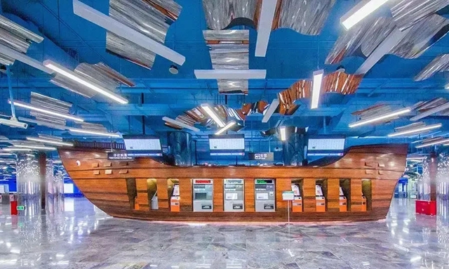 南沙客運港站：與(yu) PPG申紐麗(li) ®漆一鍵解鎖夢幻“海底世界”