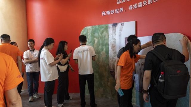 廣州建博會(hui) 首日，巴德士藝術漆 & Novacolor驚豔出圈！