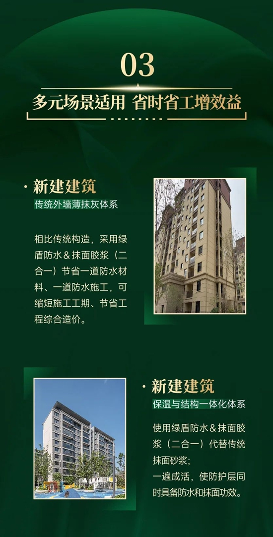 三棵樹綠盾防水＆抹麵膠漿（二合一），持續引領外牆塗保防新高度