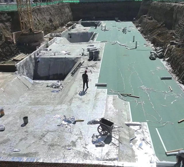 三棵樹綠色HDPE助力烏(wu) 蘭(lan) 察布歐洲城二期項目建設