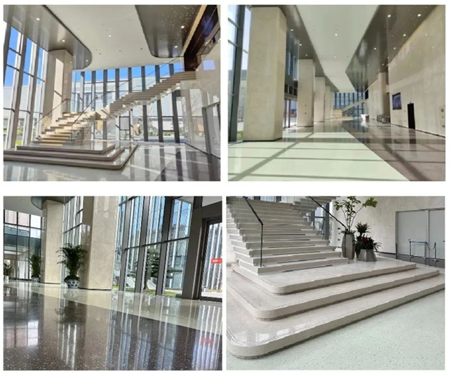 匠心工藝、終成建築生命之美--嘉磨石應用場景掠影！
