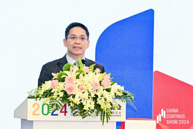 2024中國國際塗料博覽會(hui) 在滬盛大開幕，劉普軍(jun) 會(hui) 長致辭並宣布開幕