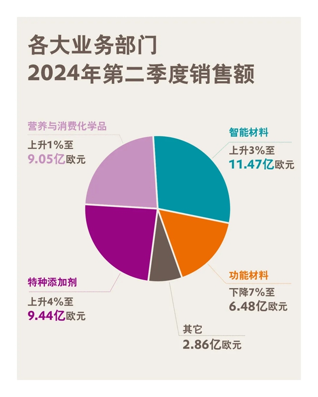贏創發布2024年第二季度財務數據，大幅上調全年預期