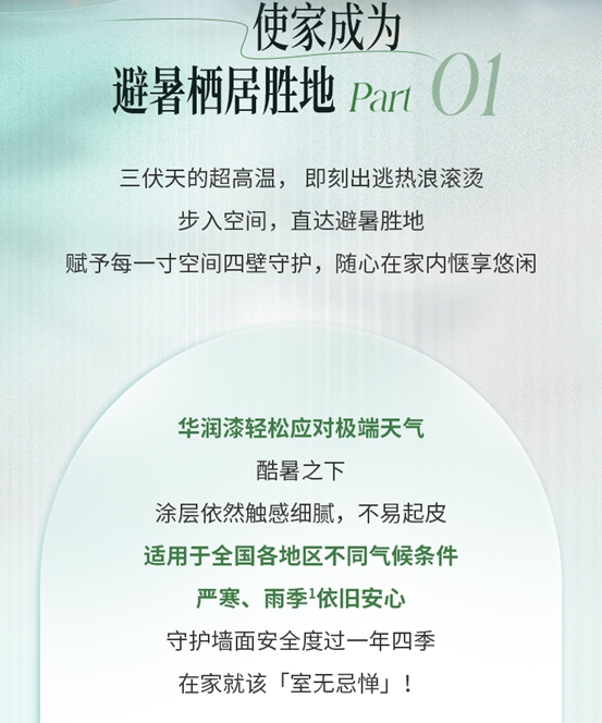 華潤漆：入伏家裝，就要「室無忌憚」！