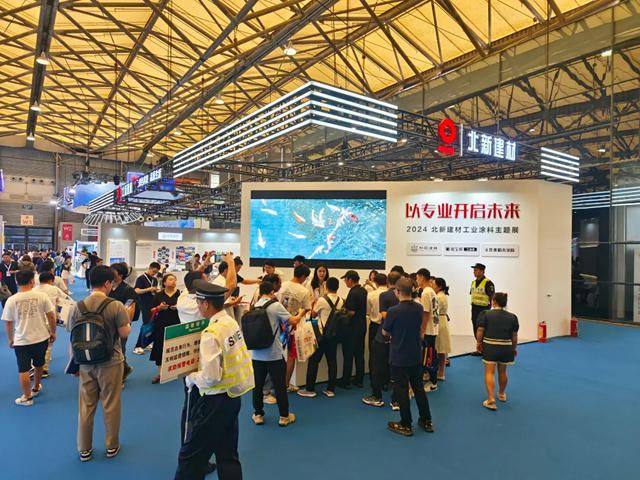 北新塗料竟然把“長征五號”帶到塗料展了