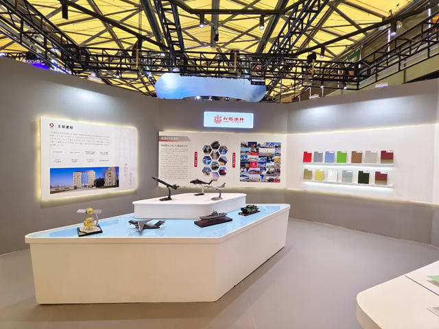 北新塗料竟然把“長征五號”帶到塗料展了