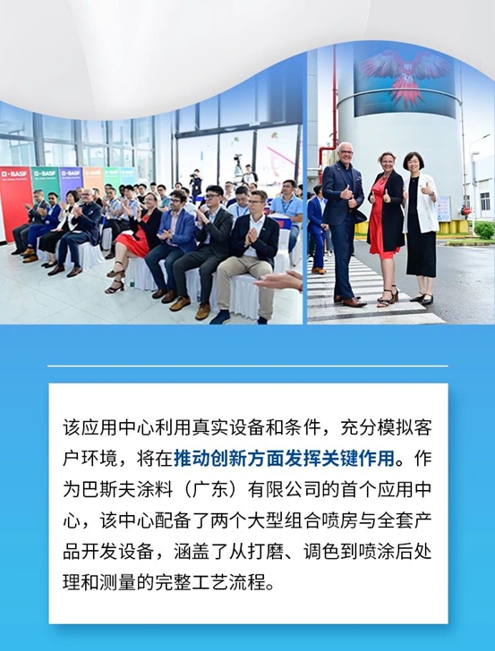 巴斯夫塗料業務部位於中國江門的全新亞太應用中心正式開幕