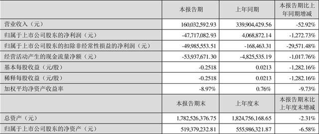 淨利潤暴跌1272.73%！飛鹿股份上半年營收1.6億元