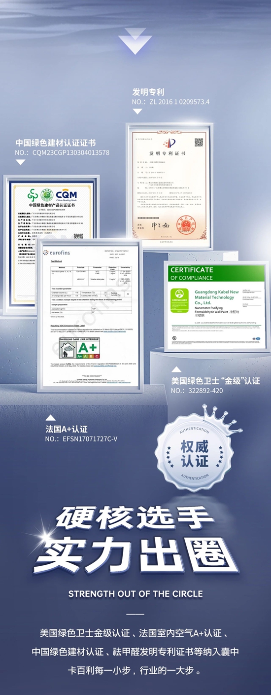 卡百利淨醛藝術漆，連續三年全國銷量第一！
