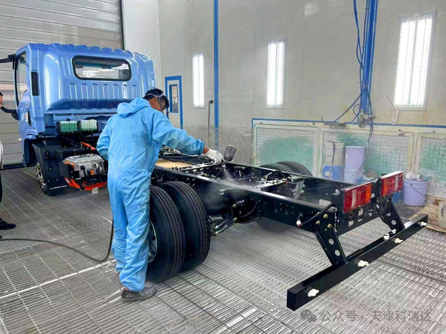天津科瑞達與濰柴新能源商用汽車簽署供貨合同，輕卡底盤整體噴塗投入生產