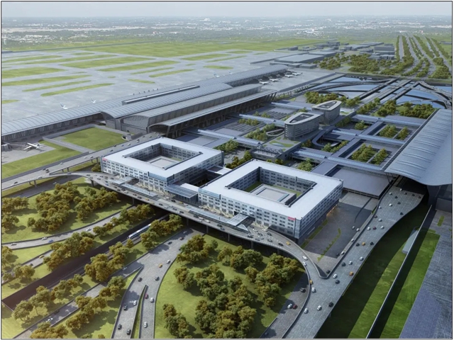 美塗士產品亮色浦東機場三期擴建