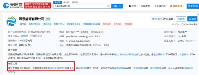 投資284家企業營收超800億的風電大咖對塗料下手了？