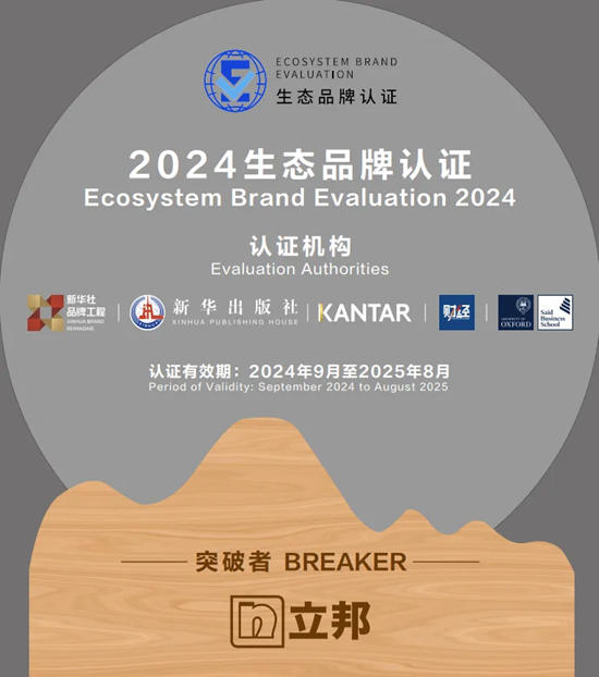 塗料行業首家！立邦入選2024生態品牌認證“突破者”