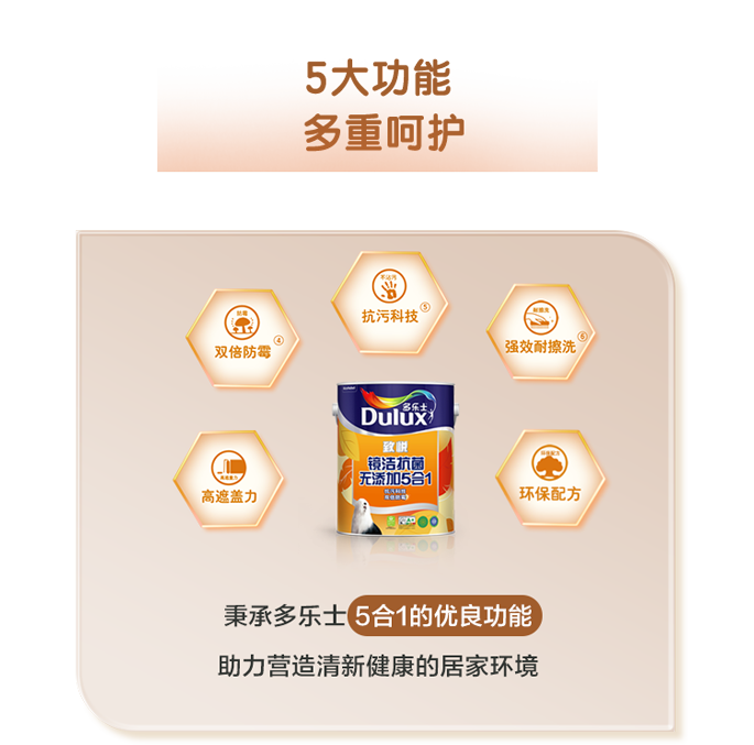 多樂士致悅係列乳膠漆抗汙抗菌新升級，守護家人健康