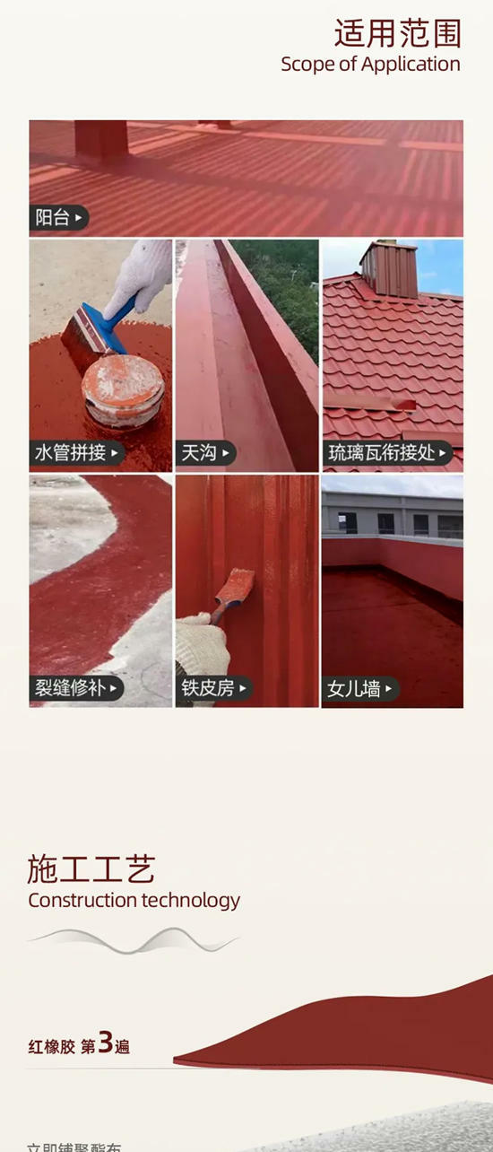 “新”品心說 | 北新嘉寶莉彈性橡膠防水塗料，守護屋頂的“保護傘”