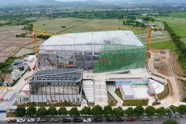 三棵樹TPO防水卷材助力廣德市新城區全民健身中心項目建設