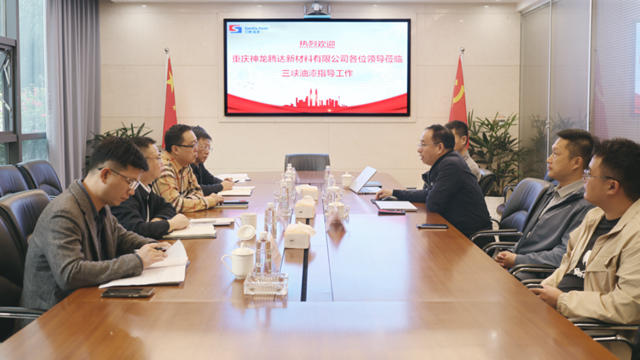 重慶三峽油漆與神龍騰達共商合作新篇章