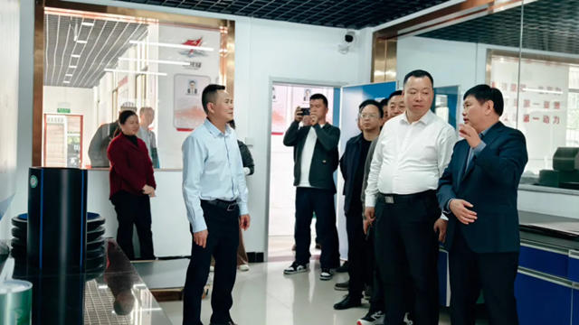 陝西省千陽縣政府考察團到廣源考察調研