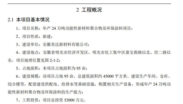 總投資5.2億元，年產24萬噸塗料項目開建在即