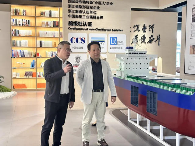 溫嶺市領導調研魚童新材料，強調創新驅動發展