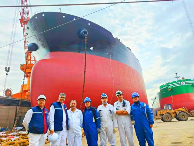 雙瑞塗料護航超大型油輪塢修，展民族塗料卓越實力
