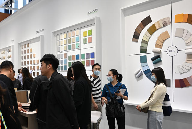 一起來創造！諾瓦藝術漆年度關鍵色C位再現廣州設計周CMF聯展