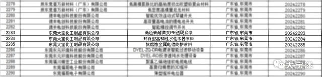 大寶漆榮登2024年廣東省名優高新技術產品榜單