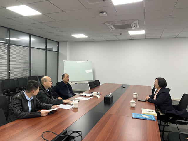 走訪調研知心聲 凝聚合力謀發展——寧波塗協走進寧波瑞淩新能源科技有限公司