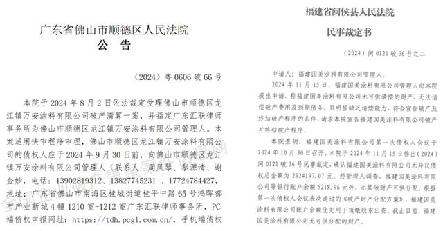 背靠知名五金上市公司，這家塗企為何三年“夭折”？