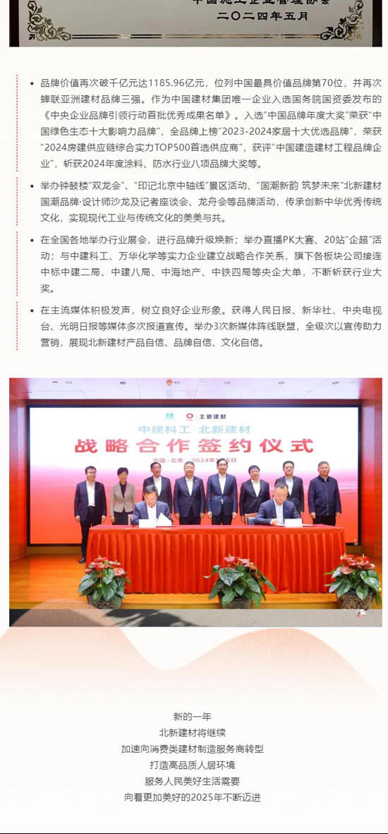 北新建材2024 | 提質向新，向消費類建材製造服務商轉型跑出“加速度”