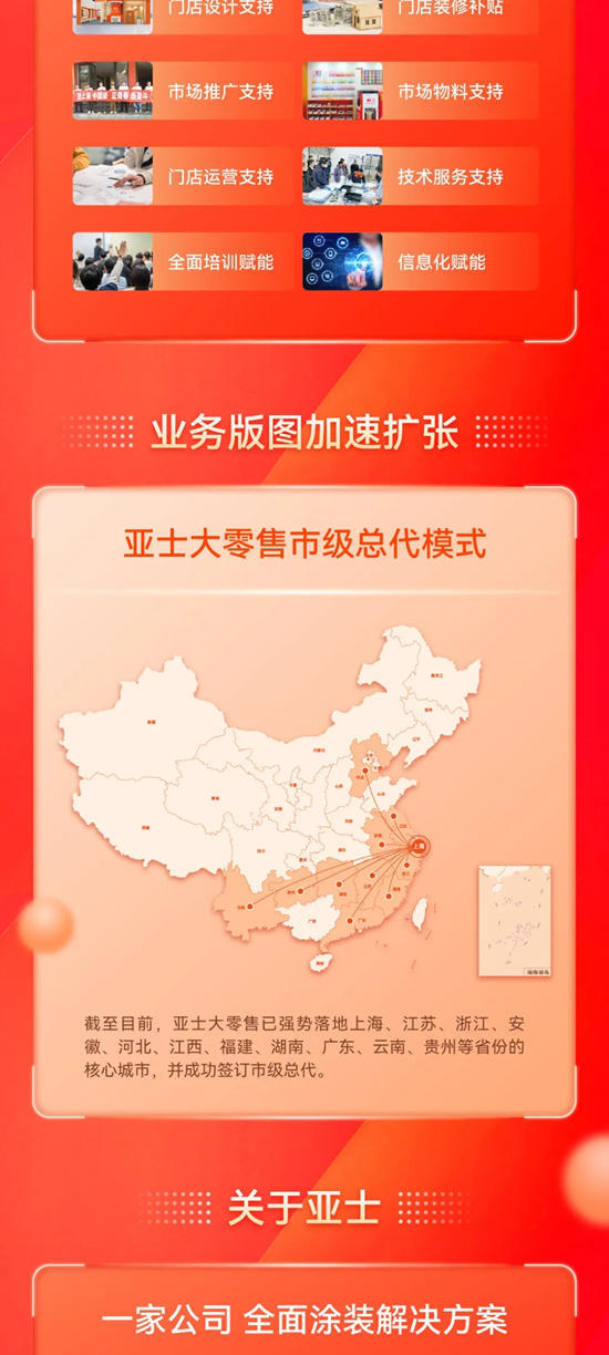 亞士大零售全國市級總代招商火熱進行
