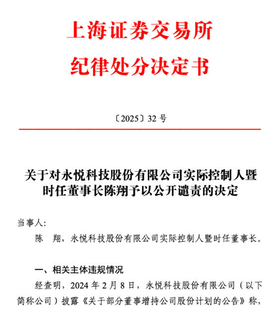 又一“忽悠式”增持？上市公司實控人僅增持7.95萬元遭譴責