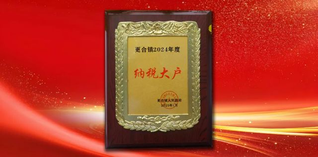 百川化工榮獲2024年度“納稅大戶”稱號