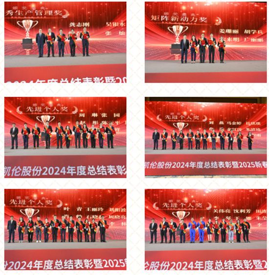 凱倫股份2024年度總結表彰暨2025新春動員大會圓滿召開！