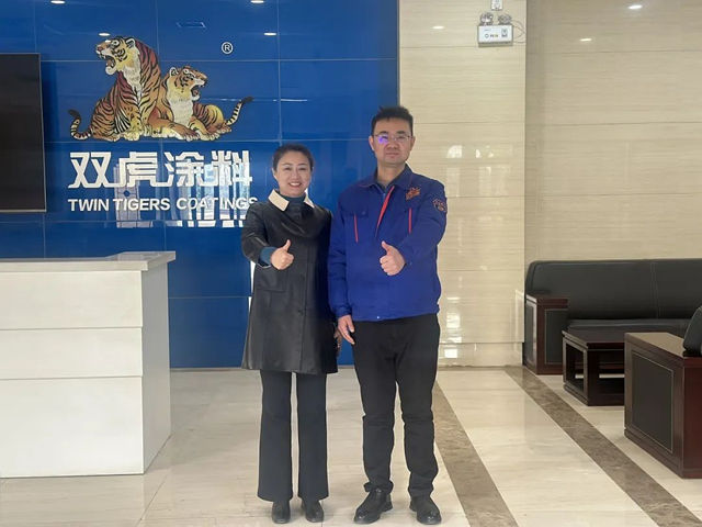 湖南新威淩與武漢雙虎塗料開展深度交流，共促高質量發展